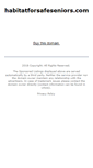 Mobile Screenshot of habitatforsafeseniors.com